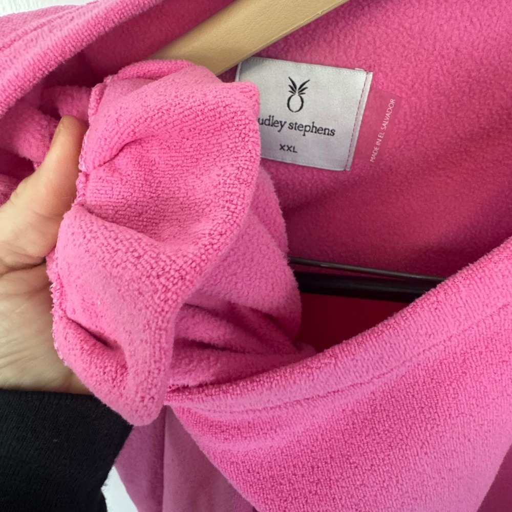 Dudley Stephens Pink Fleece Puff Sleeve Sweatshirt XXL - Picture 13 of 16